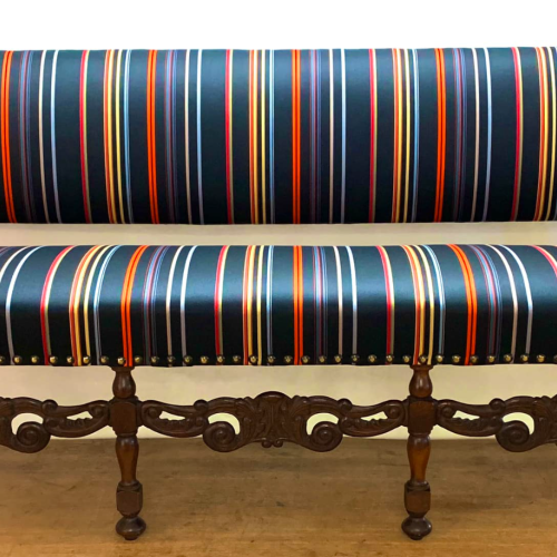 Ompolstring af sofa i Paul Smith stof nær Nørre Aaby