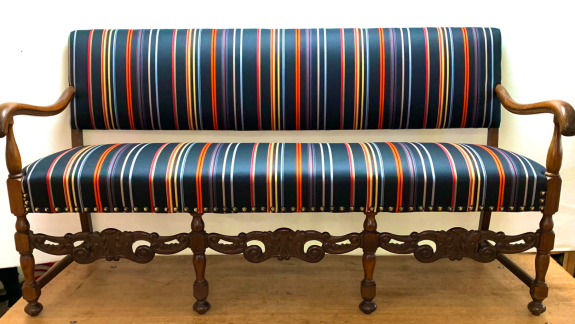 Ompolstring af sofa i Paul Smith stof nær Nørre Aaby